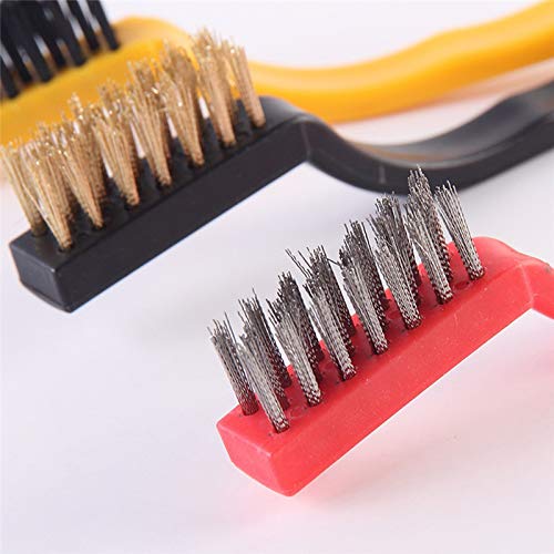 Gas Stove Cleaning Wire Brush Kitchen Tool Metal Fiber Brush