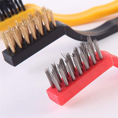 Gas Stove Cleaning Wire Brush Kitchen Tool Metal Fiber Brush