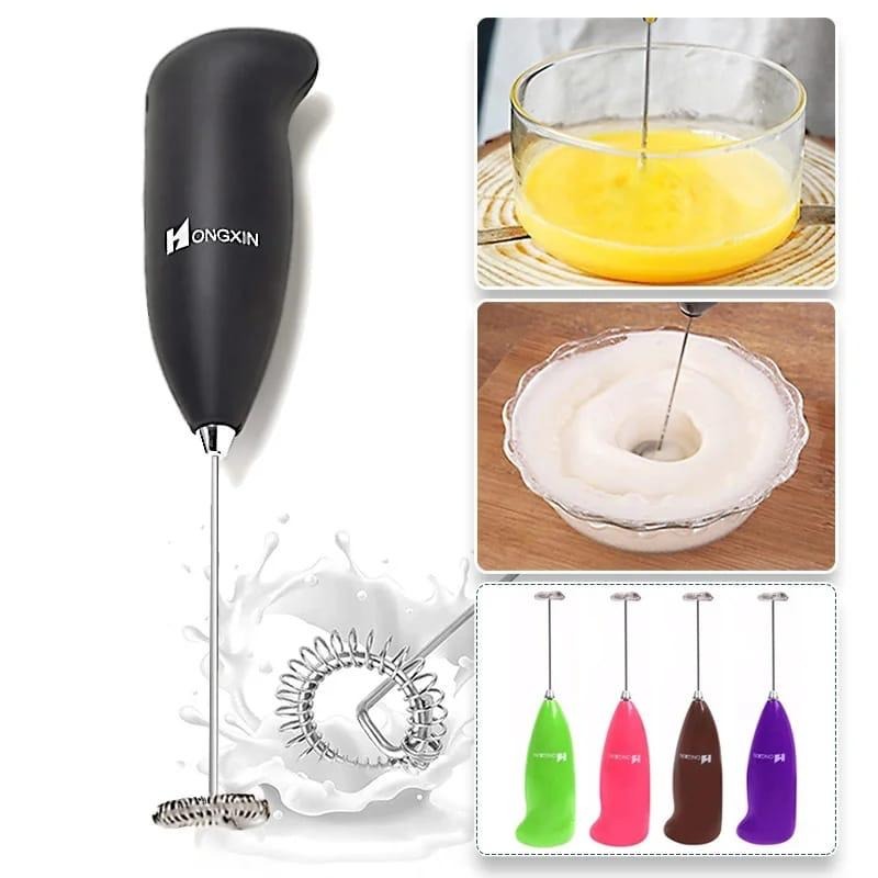 Cell Operated Coffee Beater Milk Drink Egg Whisk