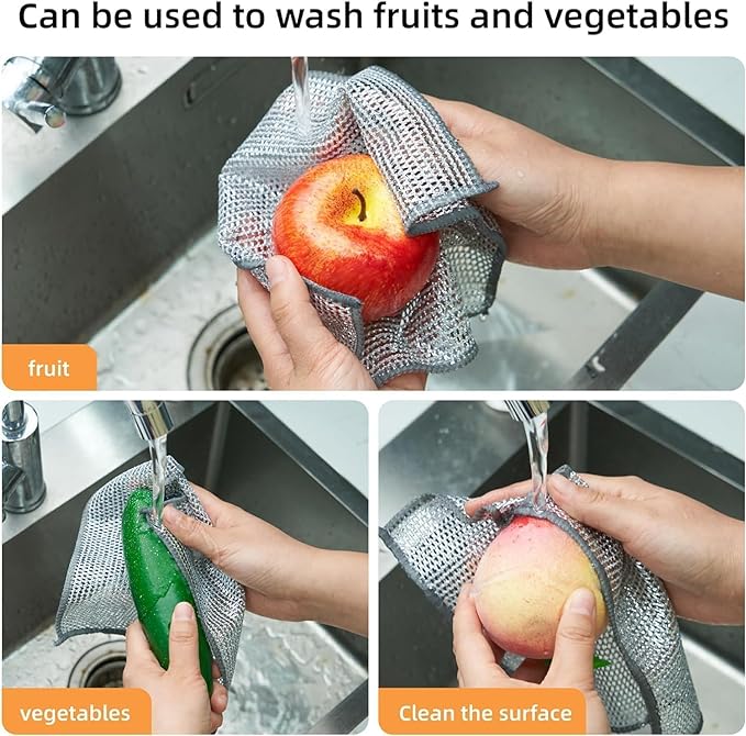 Durable Wire Dish Washing Cleaning Cloth