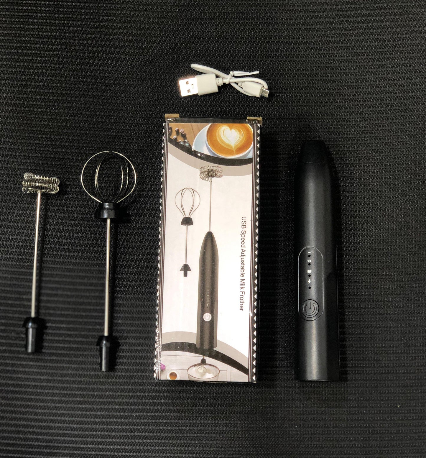 2 in 1 Coffee Beater Rechargeable Smooth Mixing