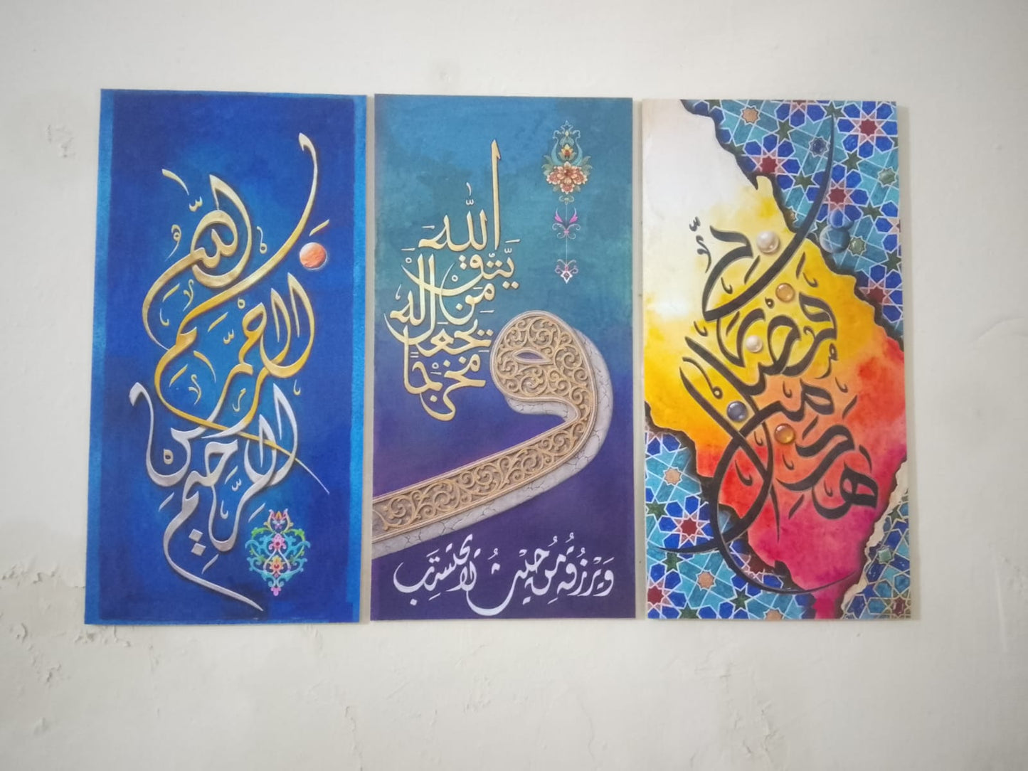 Set of 3 Decorative Wall Art Canvas Frames