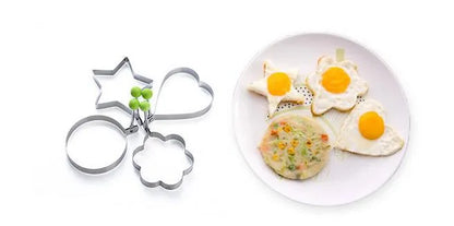 Pack of 4 Egg Shaper Kitchen Tools Star