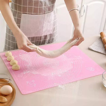 Silicone Baking Mat With Measurements Heat Resistant Cookie