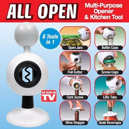 All Open 8 in 1 Multi-purpose Opener &amp; Kitchen Tool