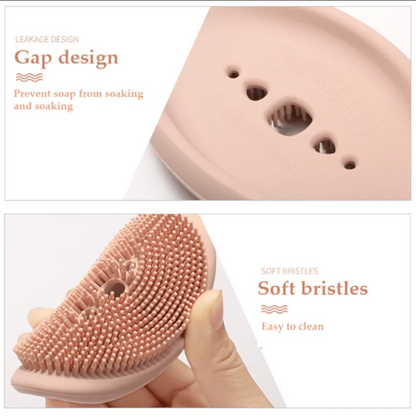 2 in 1 Silicone Soap Holder Double Sided