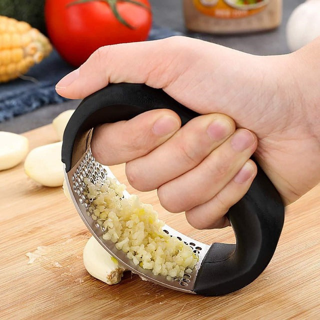 Manual Garlic Press Rocker with Handle