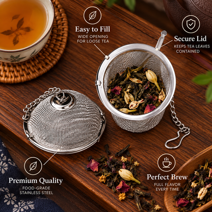 Portable Reusable Stainless Steel Tea Infuser