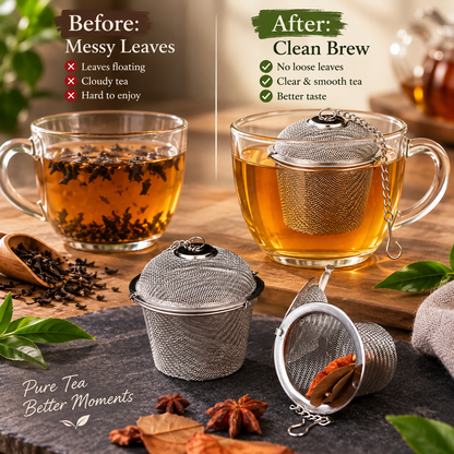 Portable Reusable Stainless Steel Tea Infuser