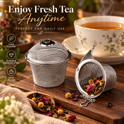 Portable Reusable Stainless Steel Tea Infuser