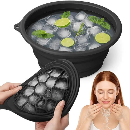 Silicone Ice Cube Bowl for Ice Facial & Cold Therapy