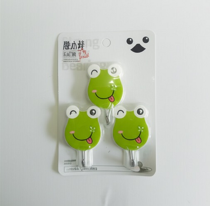 Pack Of 3 Self Adhesive Wall Hooks