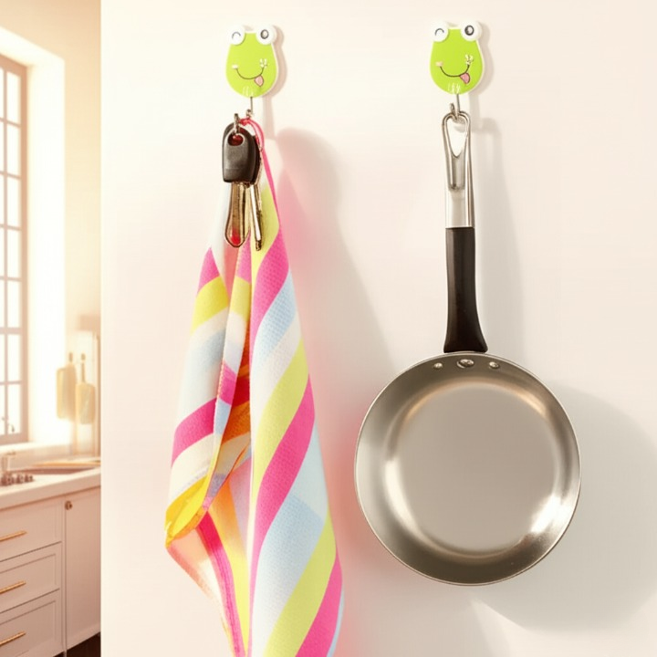 Pack Of 3 Self Adhesive Wall Hooks