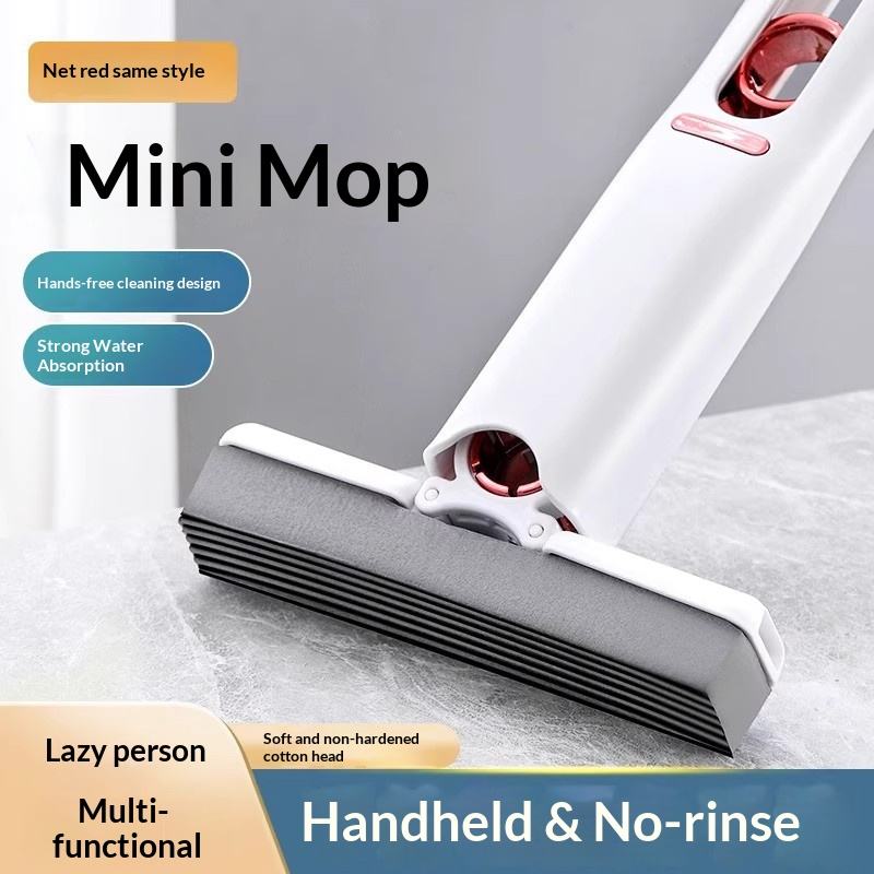 Foldable Mini Mop |Self‑Squeezing Mop