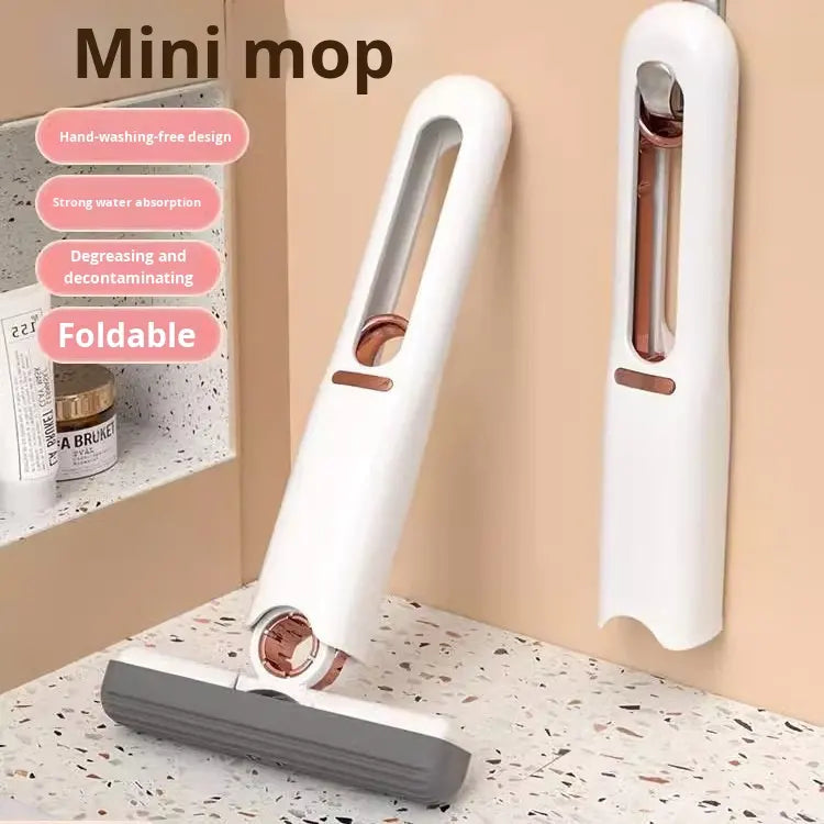 Foldable Mini Mop |Self‑Squeezing Mop
