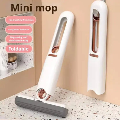 Foldable Mini Mop |Self‑Squeezing Mop