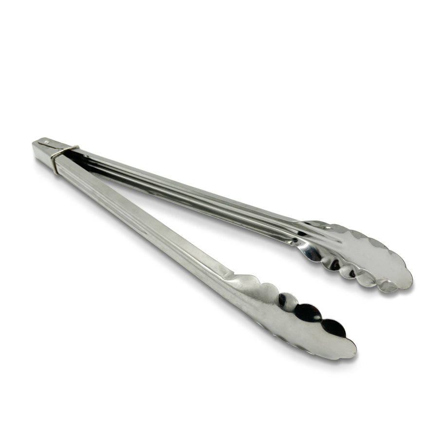 stainless steel BBQ tongs