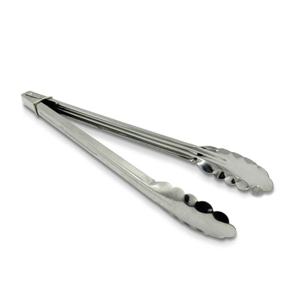 stainless steel BBQ tongs