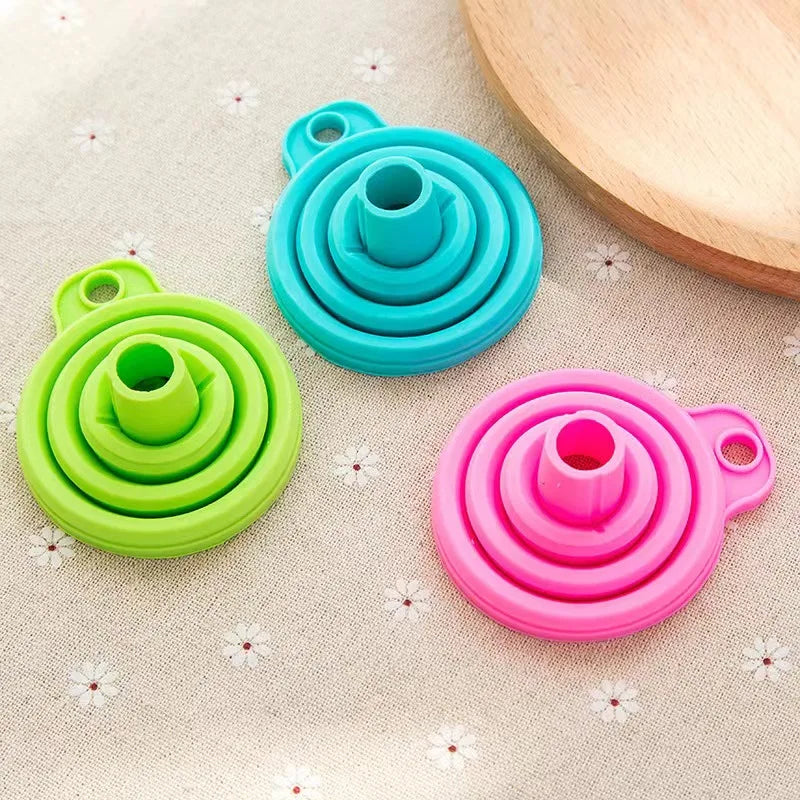 Silicone Oil Funnel, Kitchen Liquid Oil Dispensing Tool