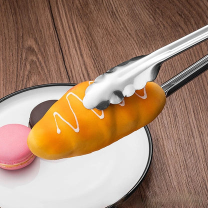 stainless steel BBQ tongs