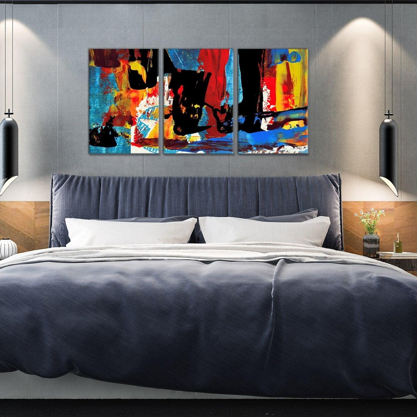 3D Wall Art Panels Frame Canvas painting Modern