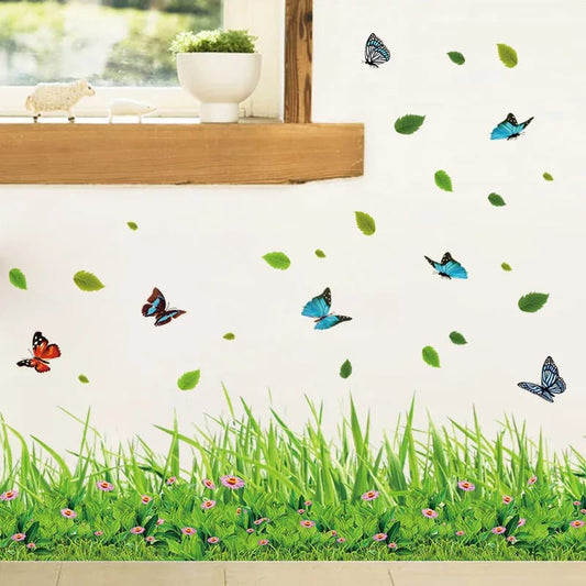 New 3D Fresh Green Plant Removable Green Grass