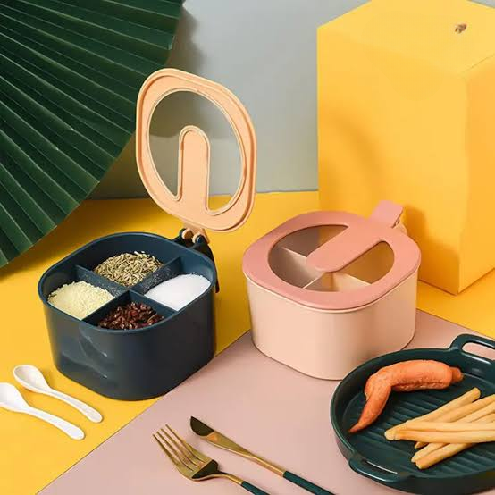 Combo Deal - 4 Section Spice Container Box
