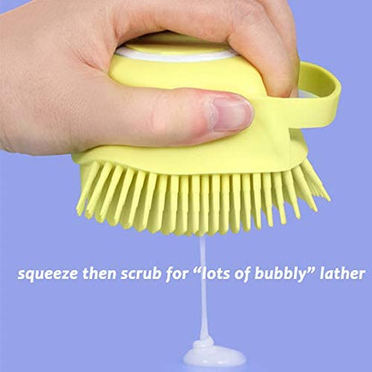 Silicone Bath and Body Shower Brush with Liquid