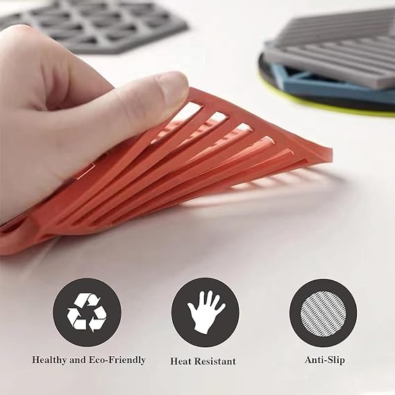 1PCS Multifunction Heat Resistant Silicone Mat Drink Cup