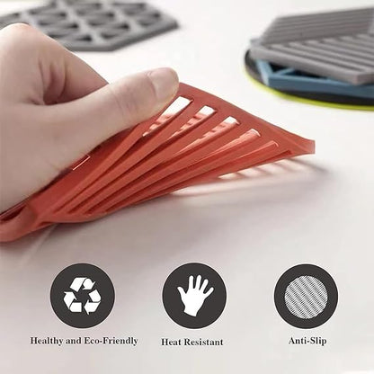 1PCS Multifunction Heat Resistant Silicone Mat Drink Cup