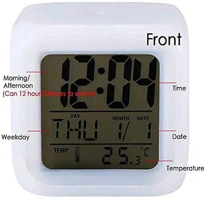 Creative Alarm Clock Sublimation LED Digital Clock 7
