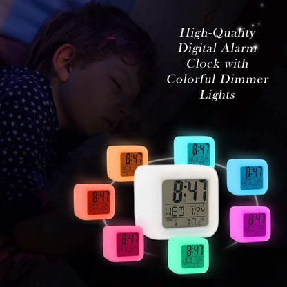 Creative Alarm Clock Sublimation LED Digital Clock 7