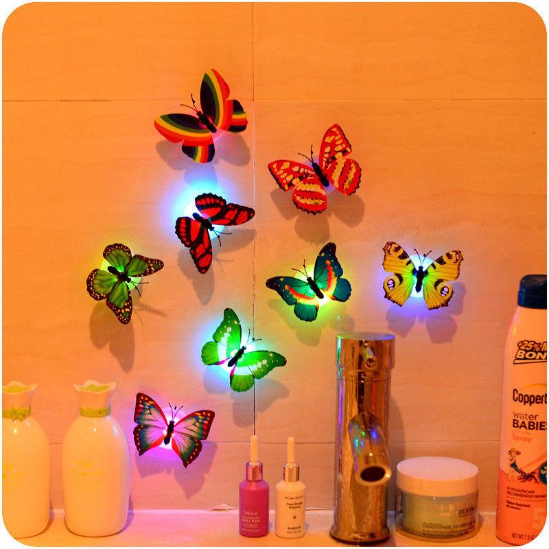 Glow In The Dark 3D Led Butterfly Night