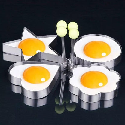 Pack of 4 Egg Shaper Kitchen Tools Star