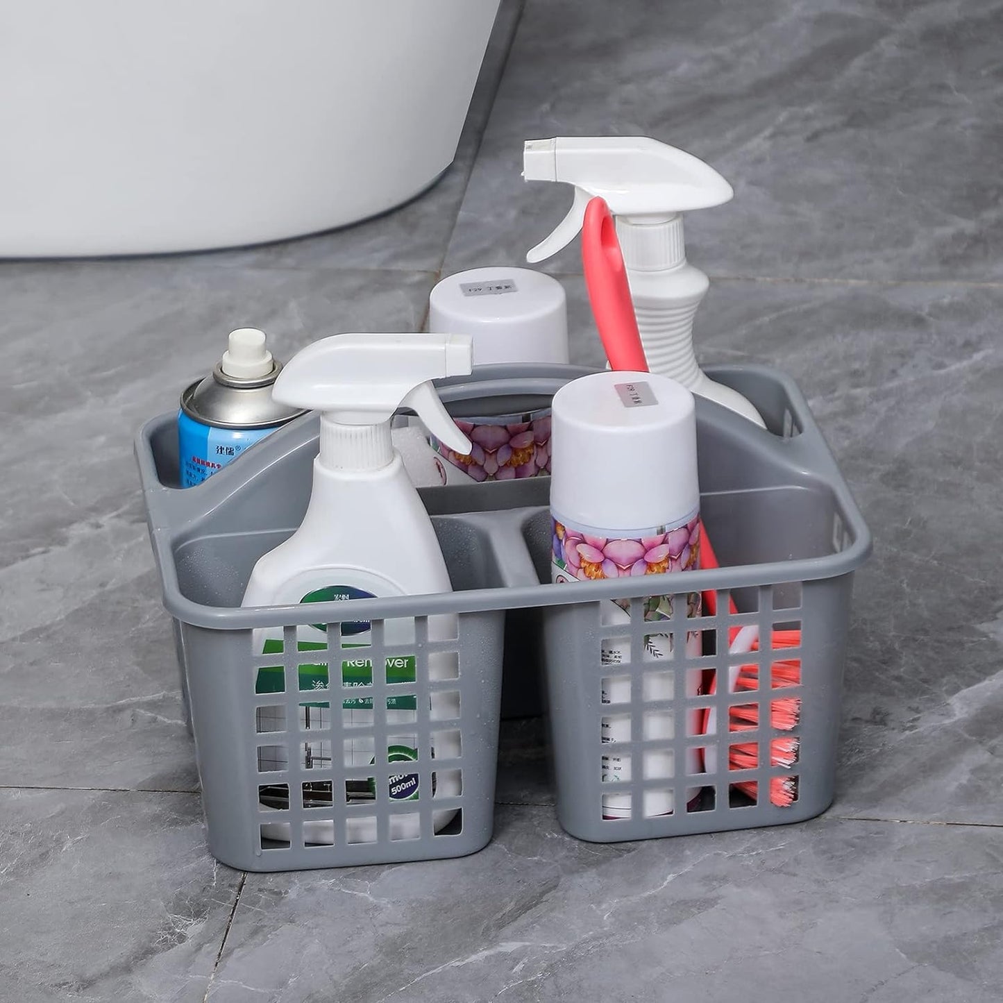 Plastic Bathroom Basket Kitchen Sink Basket Shower Caddy