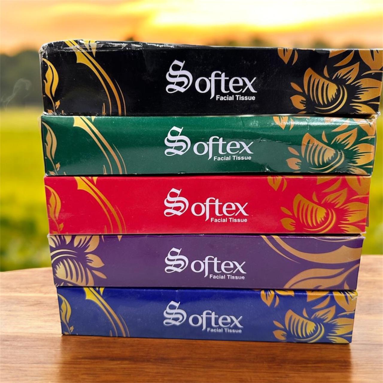 Pack Of 5 Softex Facial Tissue Box