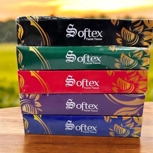 Pack Of 5 Softex Facial Tissue Box