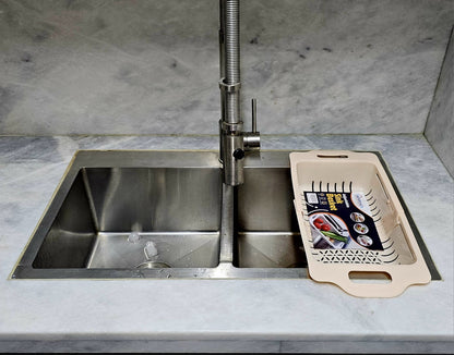 Kitchen Plastic Dish Drainer and Drying Rack Sink