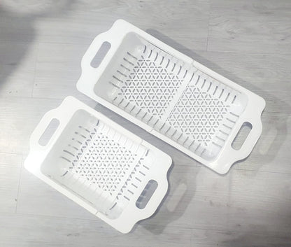 Kitchen Plastic Dish Drainer and Drying Rack Sink