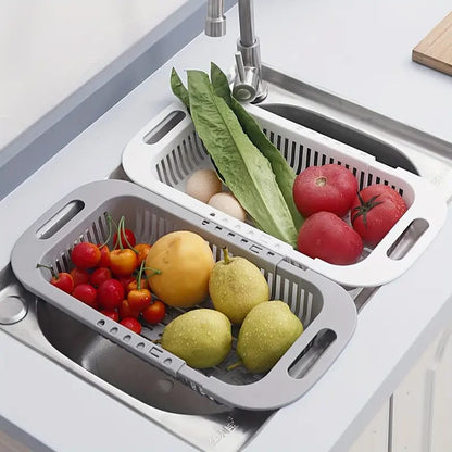 Kitchen Plastic Dish Drainer and Drying Rack Sink