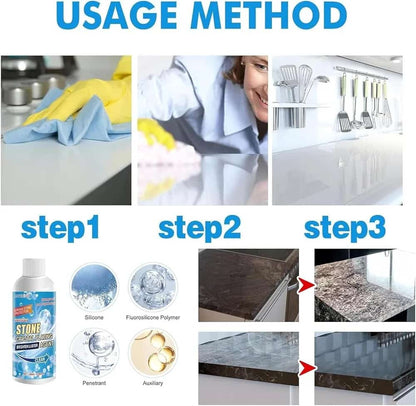 Stone crystal Agent Cleaner, Marble Cleaner and Polish