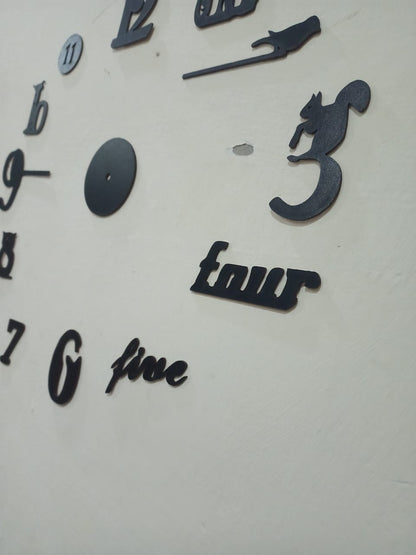 Decorative 3D Clock / DIY Clock Creative 3D