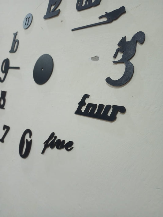 Decorative 3D Clock / DIY Clock Creative 3D
