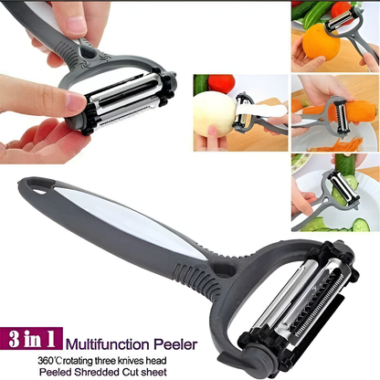3-in-1 Vegetable Peeler Cyclone Knife – Roto Peeler
