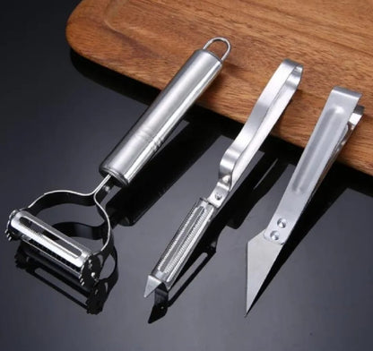 1 Set Stainless Steel Peeler &amp; Slicer