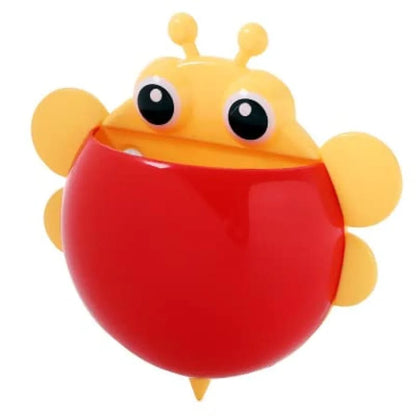 Bee Shaped Plastic Toothbrush Holder with Suction Hook