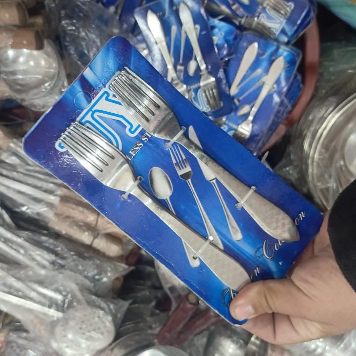 6 Pcs Stainless Steel Table Fork Set