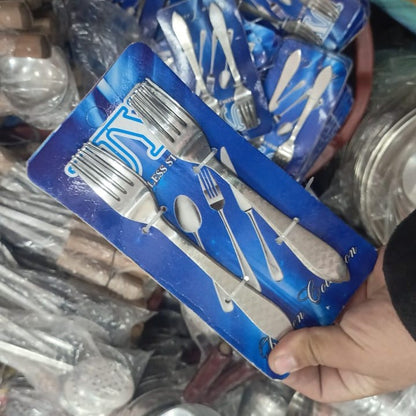 6 Pcs Stainless Steel Table Fork Set