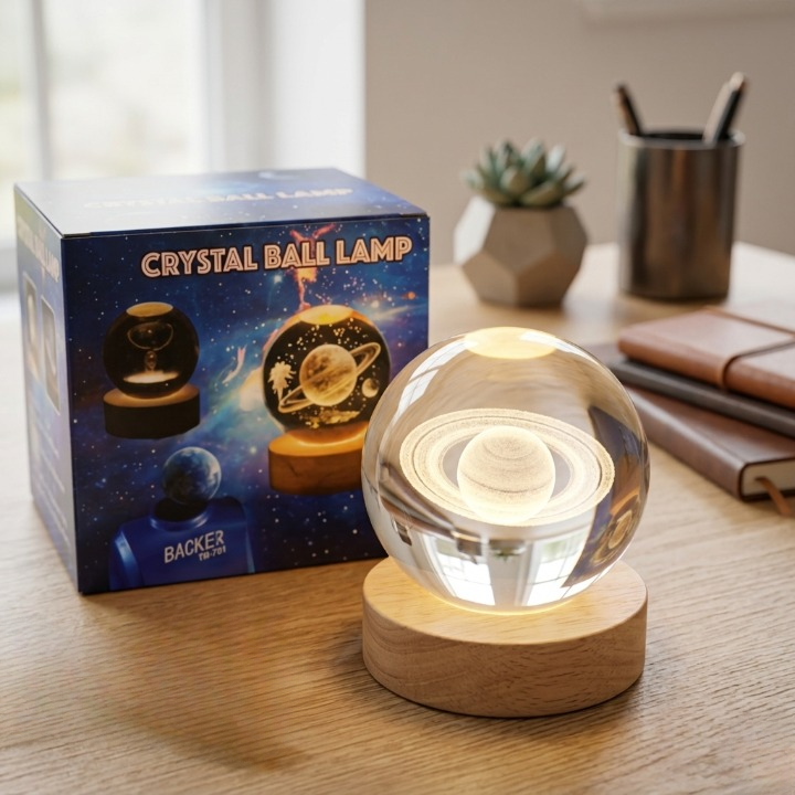 3D Crystal Ball Lamp