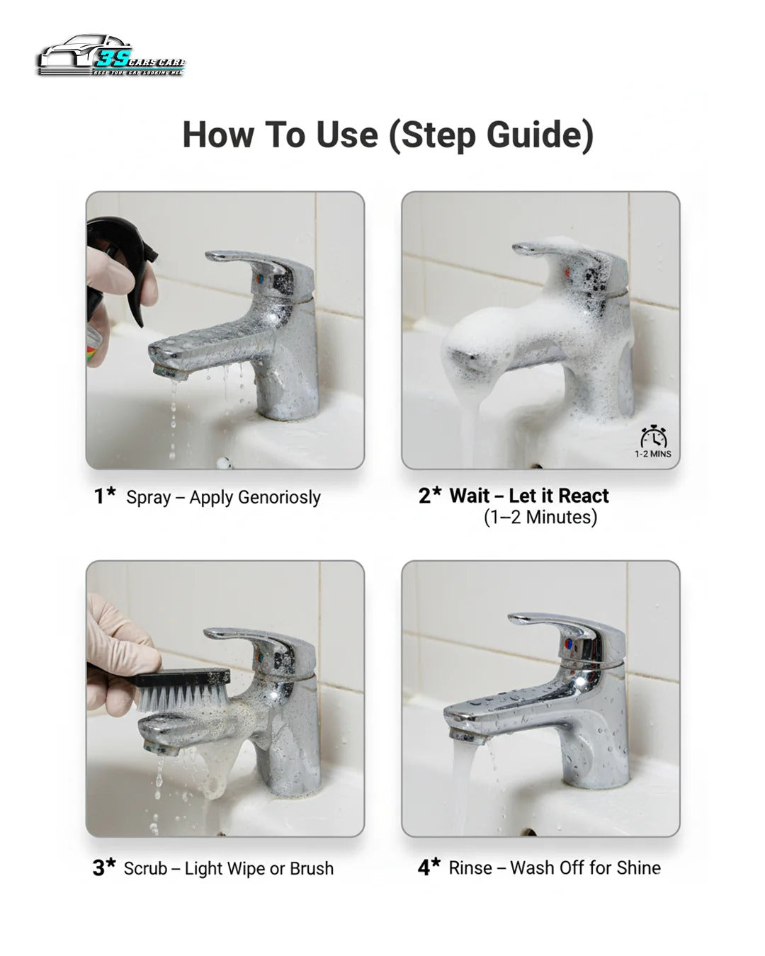 Limescale Remover – Foaming Cleaner & Hard Water Descaler